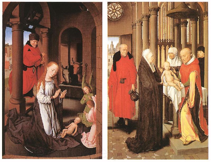 MEMLING, Hans Scenes from the Passion of Christ (left side) sg Spain oil painting art